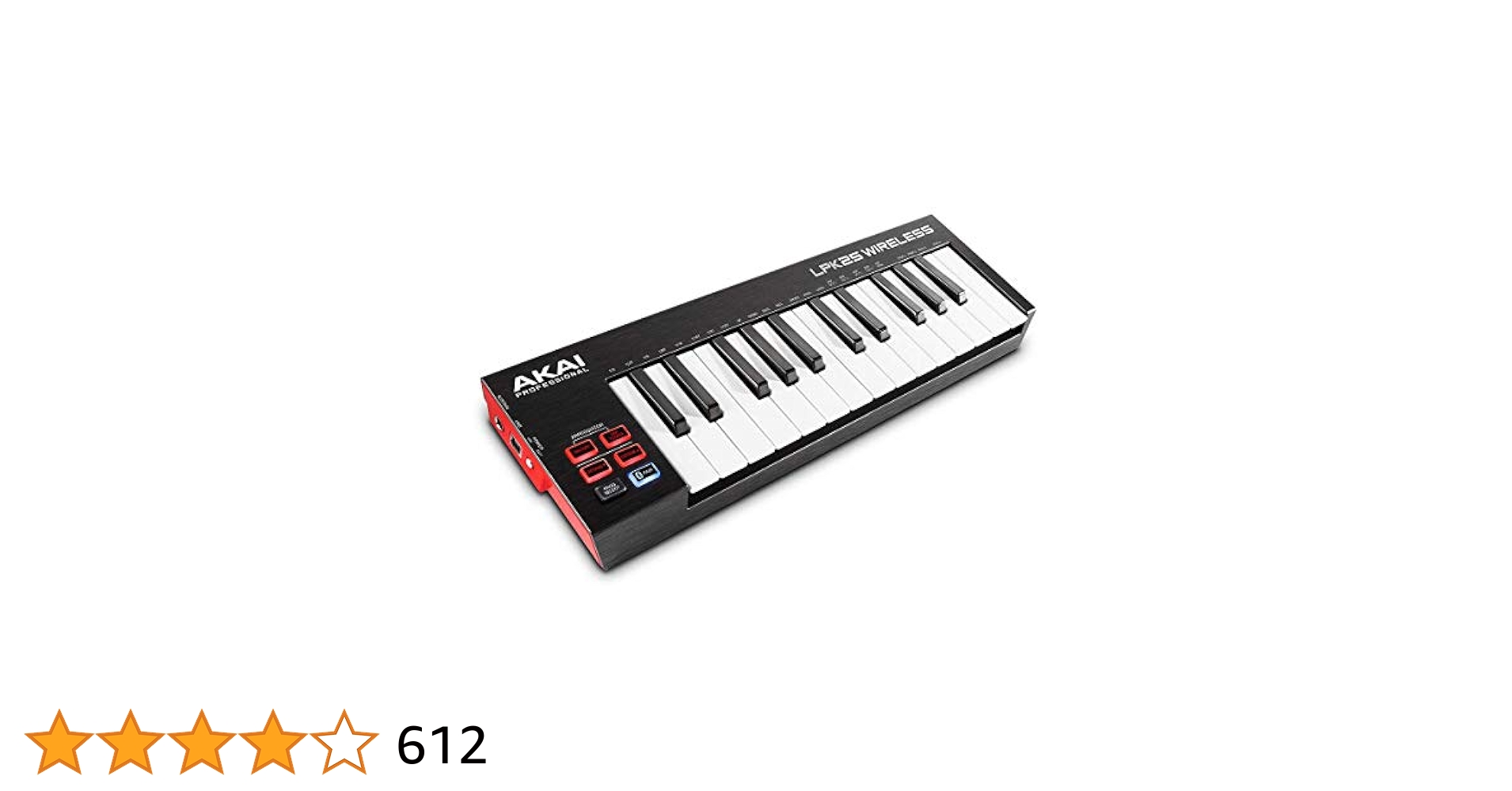 Amazon | Akai Professional ワイヤレスUSB MIDIキーボード 25鍵